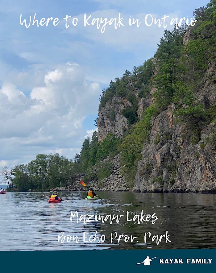 KayakFamily.ca | Where to Kayak in Ontario: Mazinaw Lakes, Bon Echo Provincial Park